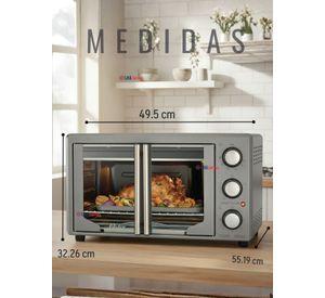 Horno con freidora de aire Oster® de 42 L, puertas francesas, TSSTTV42FDMAFNS 1700W