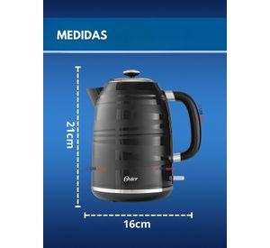 Hervidor eléctrico Oster® Capacidad de 1.7 lt BVSTKT4177B Versión 2026