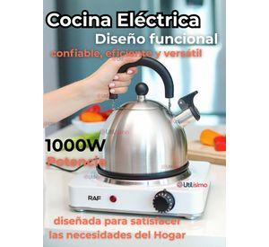 Cocina Eléctrica Portátil 1 Plato 1000W de Potencia