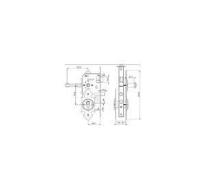 CERRADURA EMB.OISTER TRANCURA MANILLA NEGRO BT
