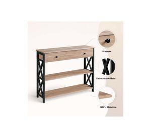 Arrimo con Cajón y 2 Estantes de Almacenaje 30x100x80