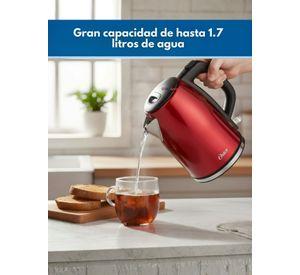Hervidor eléctrico Oster® acero inoxidable 1.7 lt BVSTKT673CR