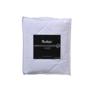 Cubrecolchon Elast. Mashini 1 Plaza Blanco