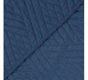 Set Quilt Liso + Sabana Liso 2 P Azul