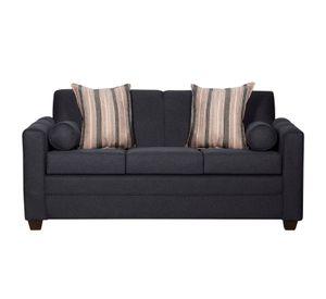 SOFA TRES CUERPOS LULU NEGRO LINO