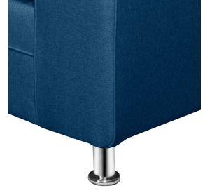 SOFA LEGEND 3 CUERPOS + 2 POUF AZUL