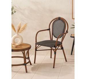 SILLAS TRAMONTO DE EXTERIOR CON APOYABRAZOS RATTAN - 2 PIEZAS