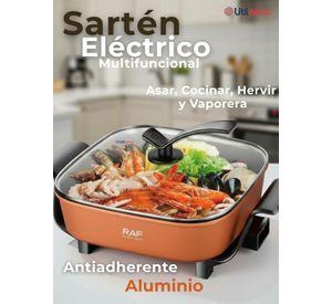 Sartén Eléctrico Multifuncional y Antiadherente 1350W de Potencia