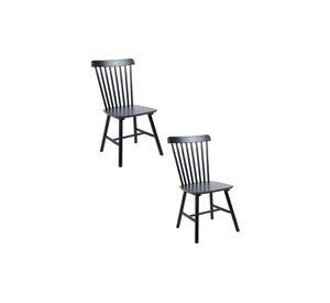 Pack de 2 Sillas Windsor Madera - Negra