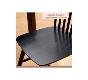 Pack de 2 Sillas Windsor Madera - Negra