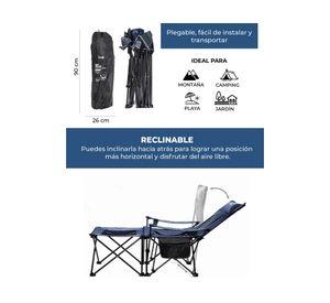 Silla de Camping 3 en 1 Kano Quillín Convertible Reposera