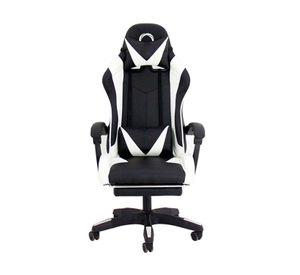 Silla Gamer Nibio GC035 Reclinable 160° Apoya Pies Blanca