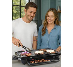 Parrilla eléctrica Oster® Recubrimiento Bioceramic® CKSTGR5085