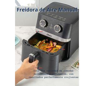 Oster® Freidora de Aire Manual, Recubrimiento Oster® DiamondForce, 4L Capacidad+100 Forros