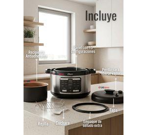 Multi-olla rápida ovalada Capacidad 5.7L con 15 funciones CKSTPCECOV57 900W