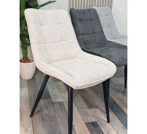 SILLA TAPIZADA MODERNA MERICHAIR - BLACK