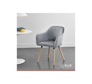 Pack de 2 Butacas Sitiales Poltronas Diamante Terciopelo - Gris