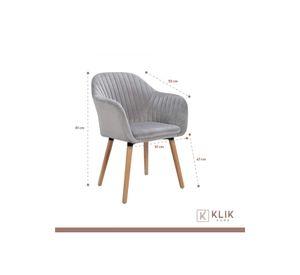 Pack de 2 Butacas Sitiales Poltronas Diamante Terciopelo - Gris