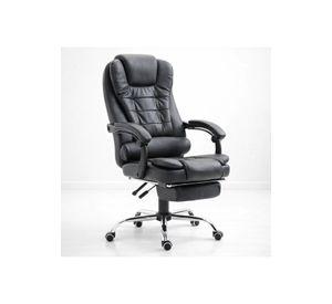 Silla ejecutiva masajeadora negra