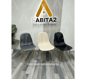 COMEDOR 4 PUESTOS PRINCE RECTANGULAR VIDRIO 130CM TRENDY GOLD