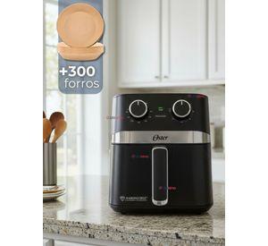 Oster® Freidora de Aire Manual, Recubrimiento Oster® DiamondForce, 4L Capacidad + 300 Forros