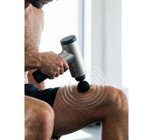 Masajeador Muscular Kinesgun Pistola Maquina Para Masajes Color Gris