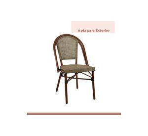 Pack de 4 Sillas Bistro Parisina Textileno - Beige