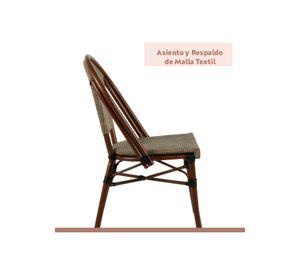 Pack de 4 Sillas Bistro Parisina Textileno - Beige