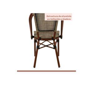 Pack de 4 Sillas Bistro Parisina Textileno - Beige