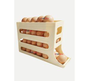 Organizador Dispensador De Huevos Cocina Huevera 4 Niveles