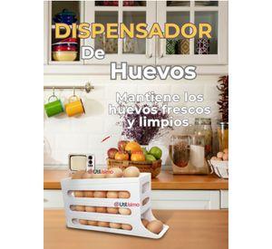 Organizador Dispensador De Huevos Cocina Huevera 4 Niveles