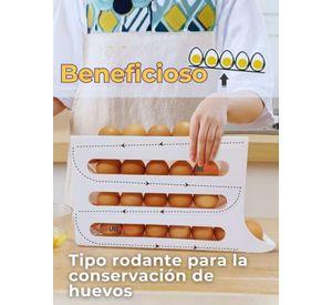 Organizador Dispensador De Huevos Cocina Huevera 4 Niveles