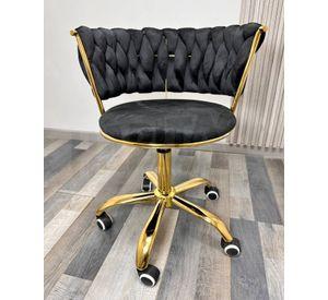 SILLA ESCRITORIO QUEEN LITE DORADA