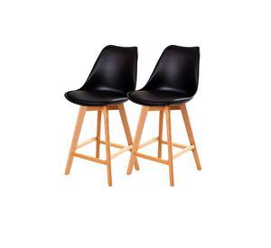 Pack 2 Taburetes Tulip Wood 66 cm