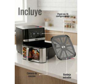 Freidora de aire digital Oster庐, recubrimiento DiamondForce,7.5L capacidad,CKSTAF75WDSSDF 1600W