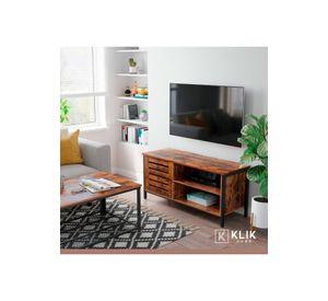 Rack de TV Rustik Madera Oscura Walnut