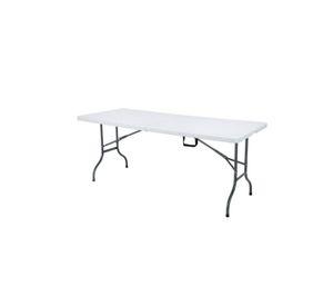 MESA PLEGABLE TIPO MALETA 180X74CMS