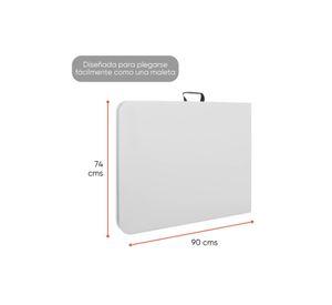 MESA PLEGABLE TIPO MALETA 180X74CMS