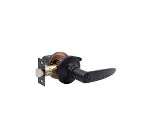 CERRADURA TUB.203 ODIS C/MANILLA BAÑO- NEGRO BT