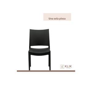 Comedor Eames 100cm redonda Negra + 4 Sillas tipo Restaurante