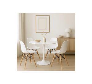 Mesa de Comedor Tulip 80cm - Blanca