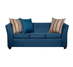 SOFA DIVEAN 3 CUERPOS AZUL LINO