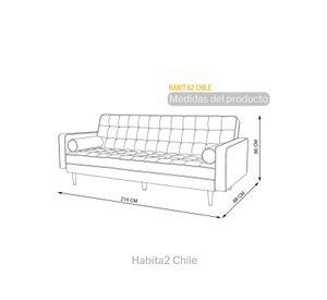 SOFA CAMA 214 CM MILADY BEIGE