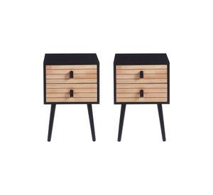 PACK 2 VELADORES PARA DORMITORIO NORDIC BLACK