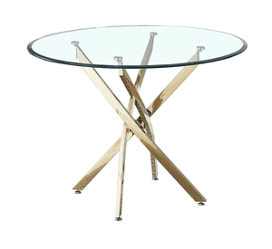MESA REDONDA DUBAI GOLD100 CM
