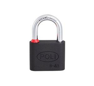 CANDADO POLI R 40MM NEGRO-CJ 3 LLAVES 157170