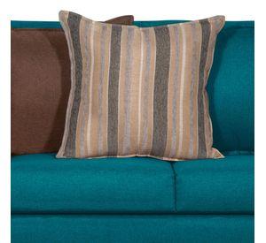 SOFA LEGEND 3 CUERPOS + 2 POUF TURQUESA