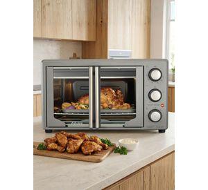 Horno con freidora de aire Oster® de 42 litros, puertas francesas, TSSTTV42FDMAFNS 1700W
