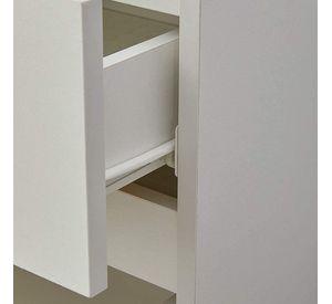 CAJONERA WHITE DOS CAJONES MESA DE NOCHE - BLANCO