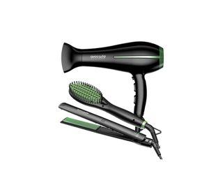 Set Gama Secador Bora + Alisador Elegance + Cepillo Avocado